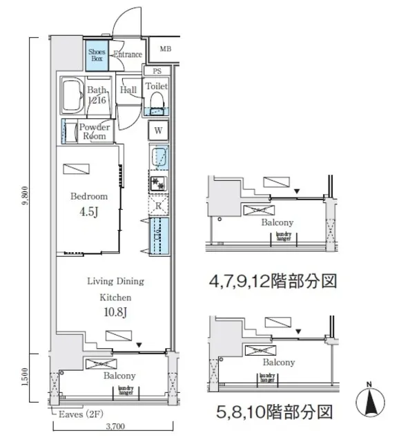 Primal Ueno Inaricho - Floor Plan - ["Floor plan", "Plan", "Diagram"]