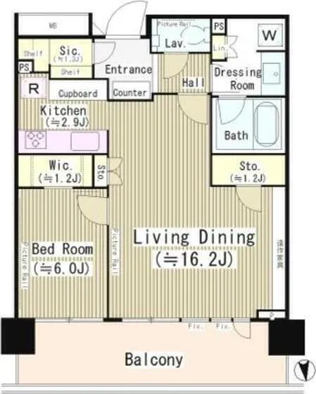 Park Homes Minami Azabu The Residence - Floor Plan - ["Rectangle", "Schematic", "Floor plan"]