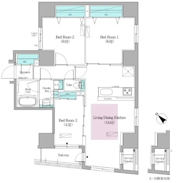 Urbanex Nihonbashi Bakurocho II - Floor Plan - ["Plan", "Diagram", "Floor plan"]