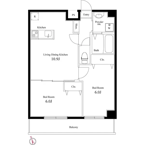 Ravient Asakusa Kototoi - Floor Plan - ["Rectangle", "Schematic", "Slope"]