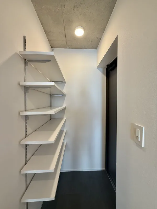 The Trias Nishinippori - Interior - ["Wood", "Ceiling", "Shelving"]