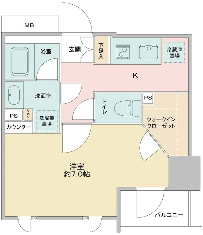 CAVANA Asakusa - Floor Plan - ["White", "Floor plan", "Diagram"]