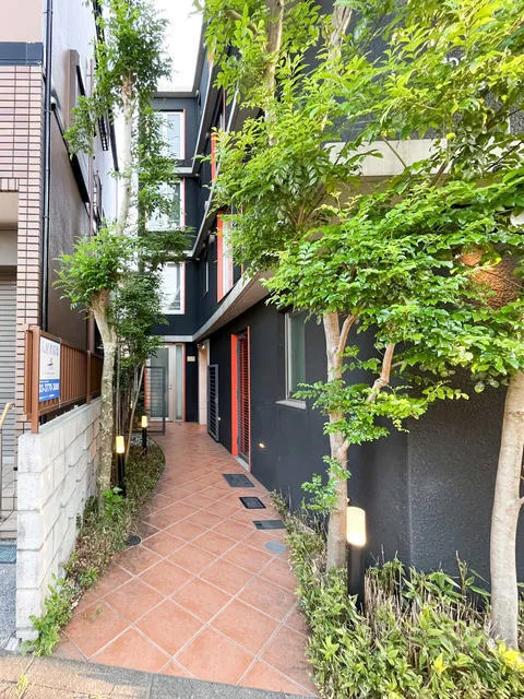 Apartment Kuro Sangenjaya - Exterior - ["Apartment", "Houseplant", "Flowerpot"]