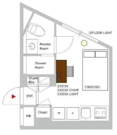 Hmlet Shibuya Ohashi - Floor Plan - []