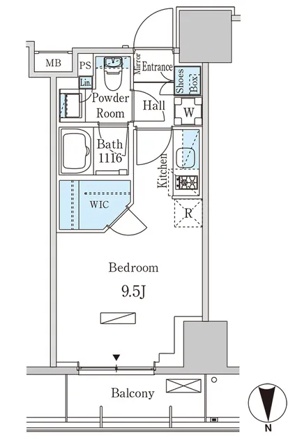 Park Axis Ikebukuro - Floor Plan - ["Rectangle", "Schematic", "Font"]
