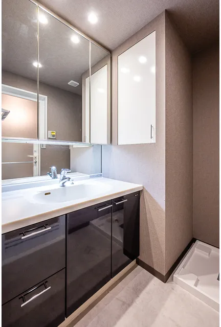 Comforia Nishiwaseda - Interior - ["Interior design", "Flooring", "Bathroom cabinet"]