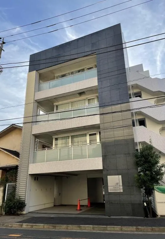Milia Residence Sakurashinmachi - Exterior - ["Composite material", "Glass", "Stairs"]