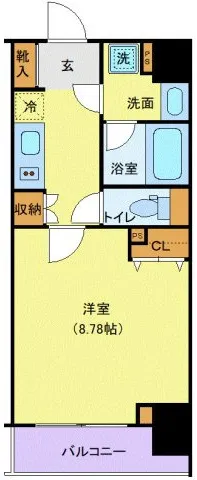 Avanzare Bunkyo Honkomagome - Floor Plan - ["Apartment", "Condominium", "Tile Flooring"]