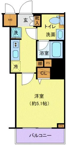 Plaire Duc Togoshi Ginza Street - Floor Plan - []