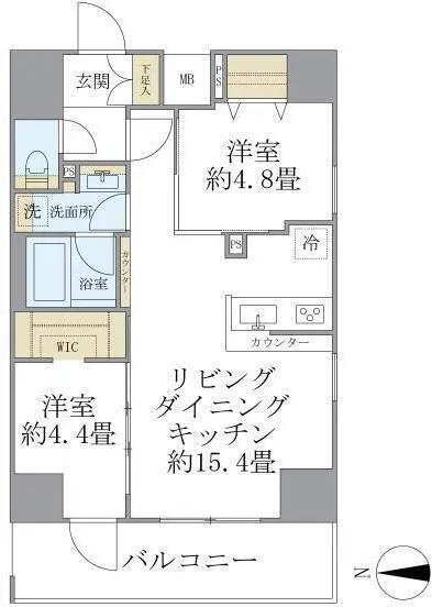 Duo Flatz Kasai - Floor Plan - ["Diagram", "Plan", "Floor plan"]