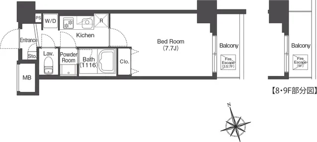 Gran Casa Itabashi East - Floor Plan - ["Rectangle", "Font", "Parallel"]