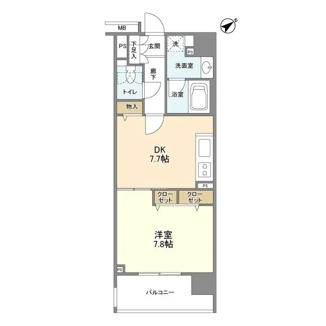 Clio Gotanda - Floor Plan - ["Rectangle", "Font", "Parallel"]