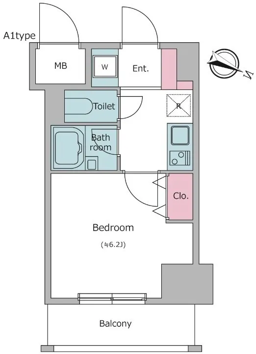 Residia Higashi Shinagawa - Floor Plan - []