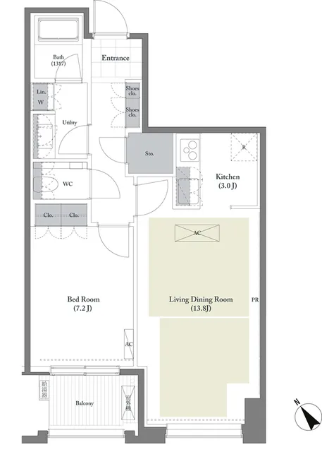 Bayside Takeshiba - Floor Plan - ["Rectangle", "Font", "Plan"]