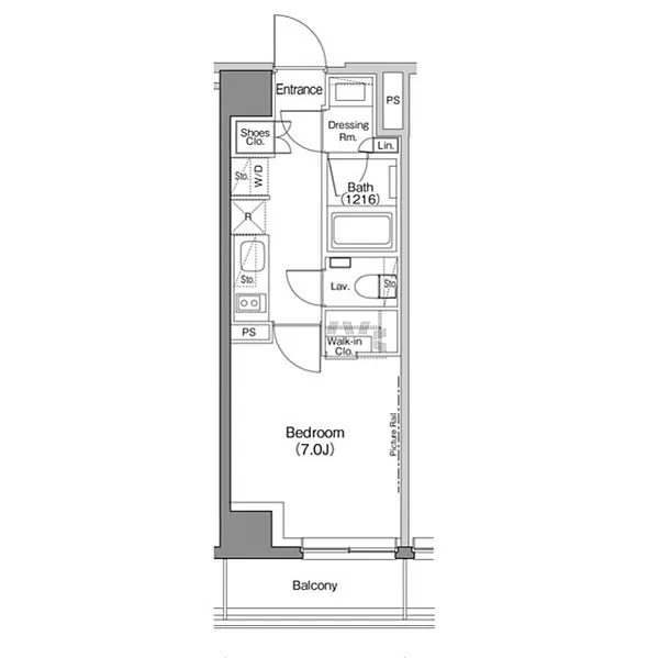 The Park Habio Kagurazaka Katsuki - Floor Plan - ["Floor plan", "Diagram", "Plan"]