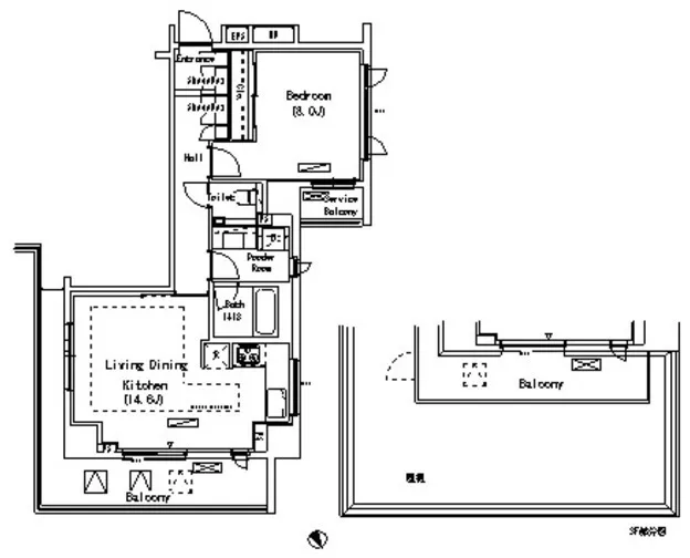 Park Axis Daikanyama - Floor Plan - ["White", "Diagram", "Plan"]