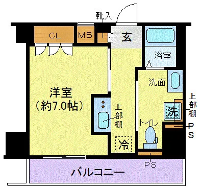 Genovia Higashi-Nihonbashi Station Green Veil - Floor Plan - []