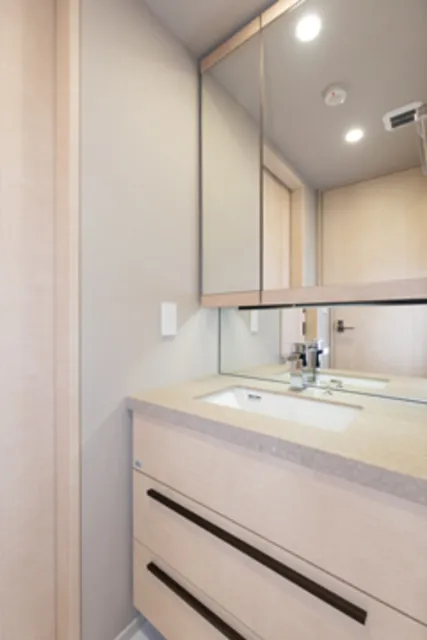 Park Homes Nishikoyama - Interior - ["Bathroom cabinet", "Cabinetry", "Mirror"]