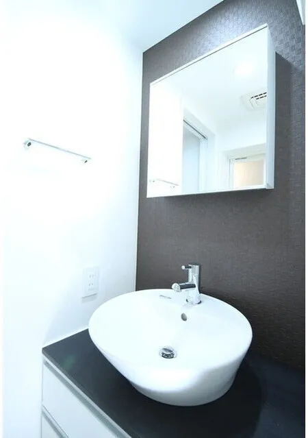 Sasazuka Flats - Interior - ["Mirror", "Tap", "Sink"]