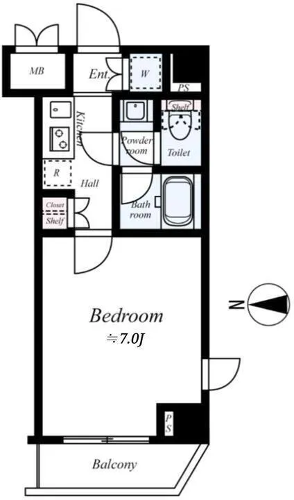 Louvre Otsuka No. 2 - Floor Plan - []