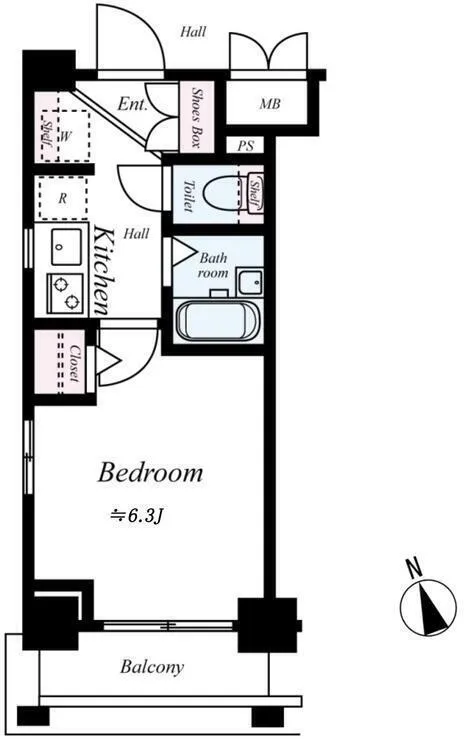 Estem Plaza Shinagawa Urban Hills - Floor Plan - []