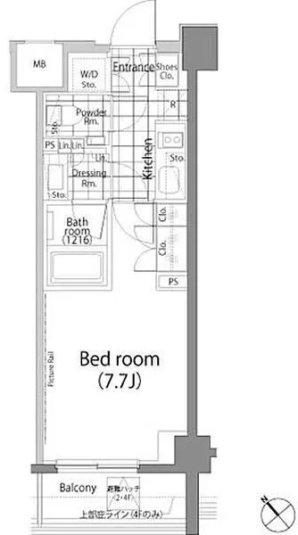 Park Habio Nakameguro - Floor Plan - []