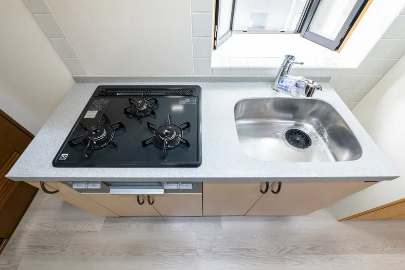 Olympus Sumida Park Building 1 - Interior - ["Kitchen", "Kitchen Sink", "Major appliance"]