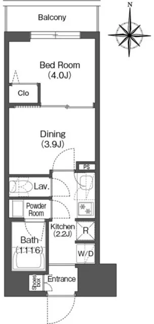 Comforia Liv Nishi-Kamata - Floor Plan - []