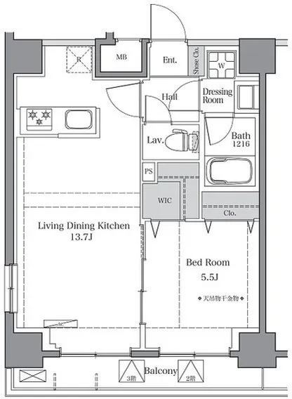 BluRock Higashishinagawa - Floor Plan - ["Diagram", "Plan", "Floor plan"]
