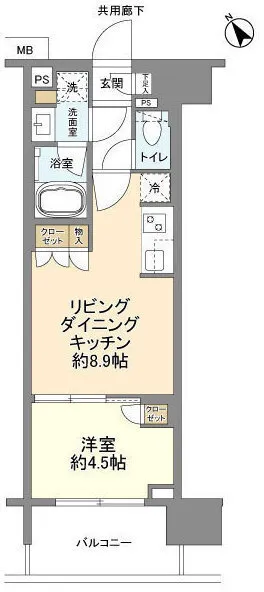 Crevia Ueno Iriya - Floor Plan - []
