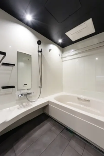 KLAUS - Interior - ["Plumbing fixture", "Mirror", "Bathtub"]