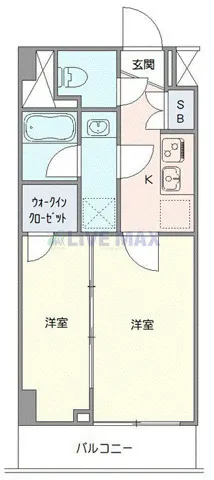Genovia Kita-Senju - Floor Plan - ["Tile Flooring"]