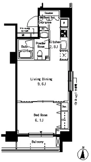 Park Axis Kameido - Floor Plan - []