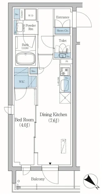 Prime Bliss Shinagawa Hatanodai - Floor Plan - []