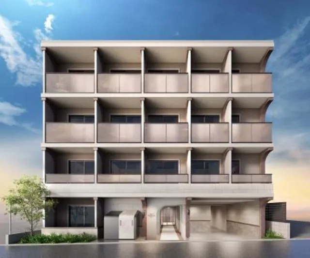 CREATIF Bunkyo Sendagi - Exterior - ["Composite material", "Brutalist architecture", "Balcony"]