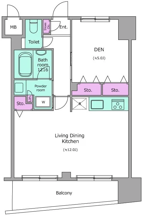FORESTA Togoshi Ginza - Floor Plan - ["Diagram", "Plan", "Floor plan"]