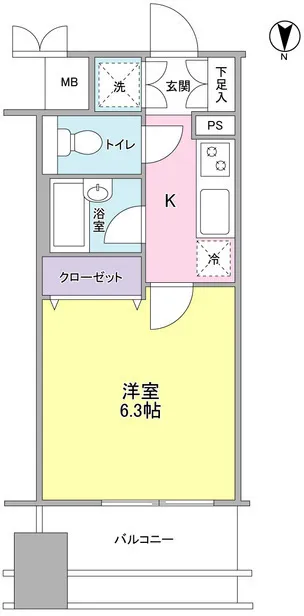 Prospect Glarsa Hiroo - Floor Plan - ["Tile Flooring"]