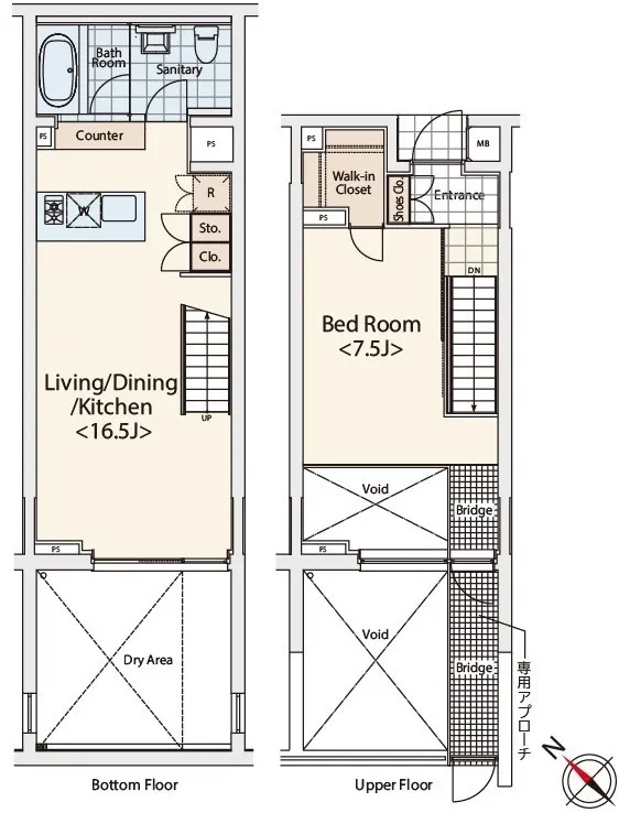Castalia Hatsudai II - Floor Plan - ["Design", "Technical drawing", "Plan"]