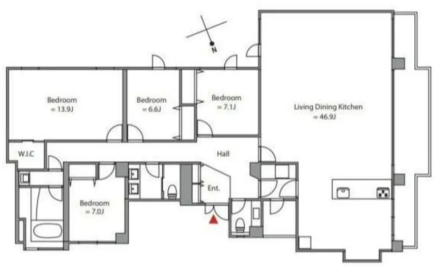 Moteki Building - Floor Plan - ["Diagram", "Design", "Floor plan"]
