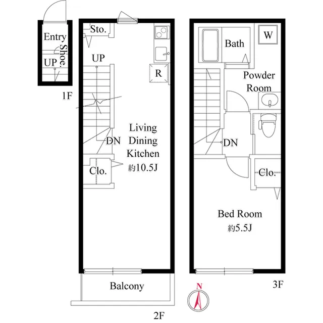 Brilliant Kanamecho - Floor Plan - ["Rectangle", "Schematic", "Font"]