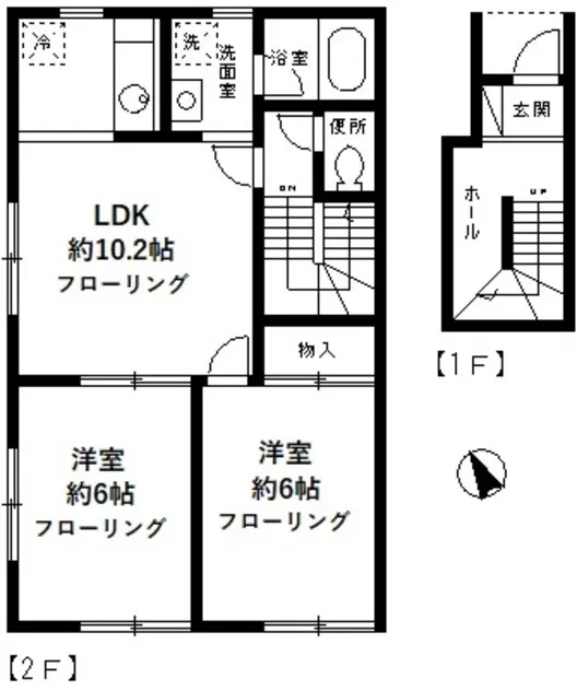 Soleil Minami-Ogikubo - Floor Plan - ["White", "Home Door"]
