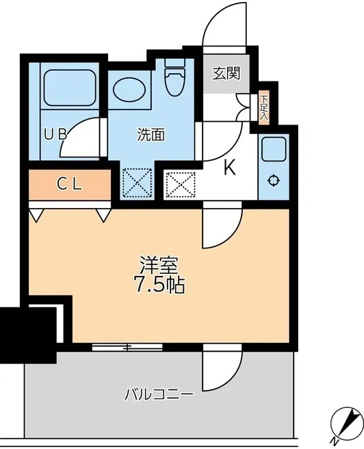 Doue Hatagaya - Floor Plan - []