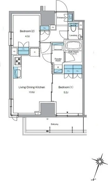 LEFONT PROGRESS SHIBUYA HILLTOP - Floor Plan - ["Rectangle", "Schematic", "Slope"]