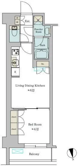 Brillia Ist Ikejiri-Ohashi - Floor Plan - []