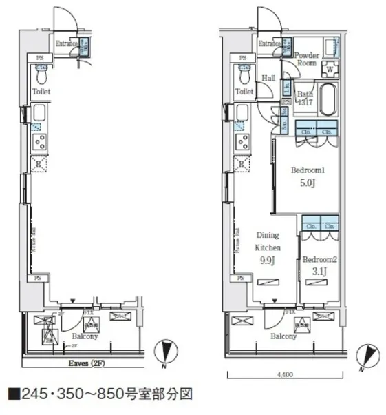 Royal Parks Akabane North - Floor Plan - ["White", "Plan", "Diagram"]