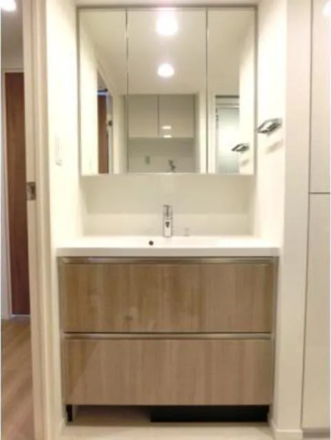 Park Axis Ochanomizu Hilltop - Interior - ["Mirror", "Tap", "Cabinetry"]