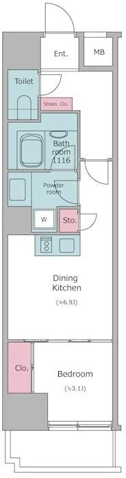Residia Mejiro - Floor Plan - []