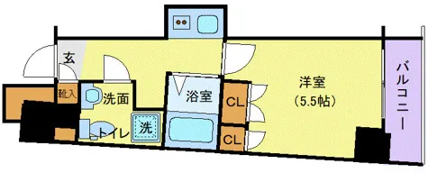 Sky Court Mita Keio University Front Building 1 - Floor Plan - ["Apartment"]