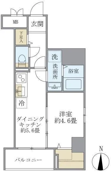 City Forest Morishita - Floor Plan - ["Tile Flooring"]