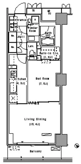 Park Axis Toyosu - Floor Plan - ["Diagram", "Technical drawing", "Plan"]